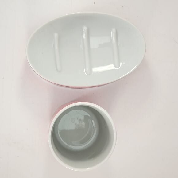 Vintage Christmas Goose Bath Set – Made in Japan – Soap Dish & Tumbler in Box - Picture 10 of 11